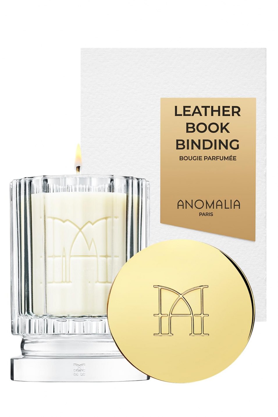 Anomalia - Leather Bookbinding Scented Candle