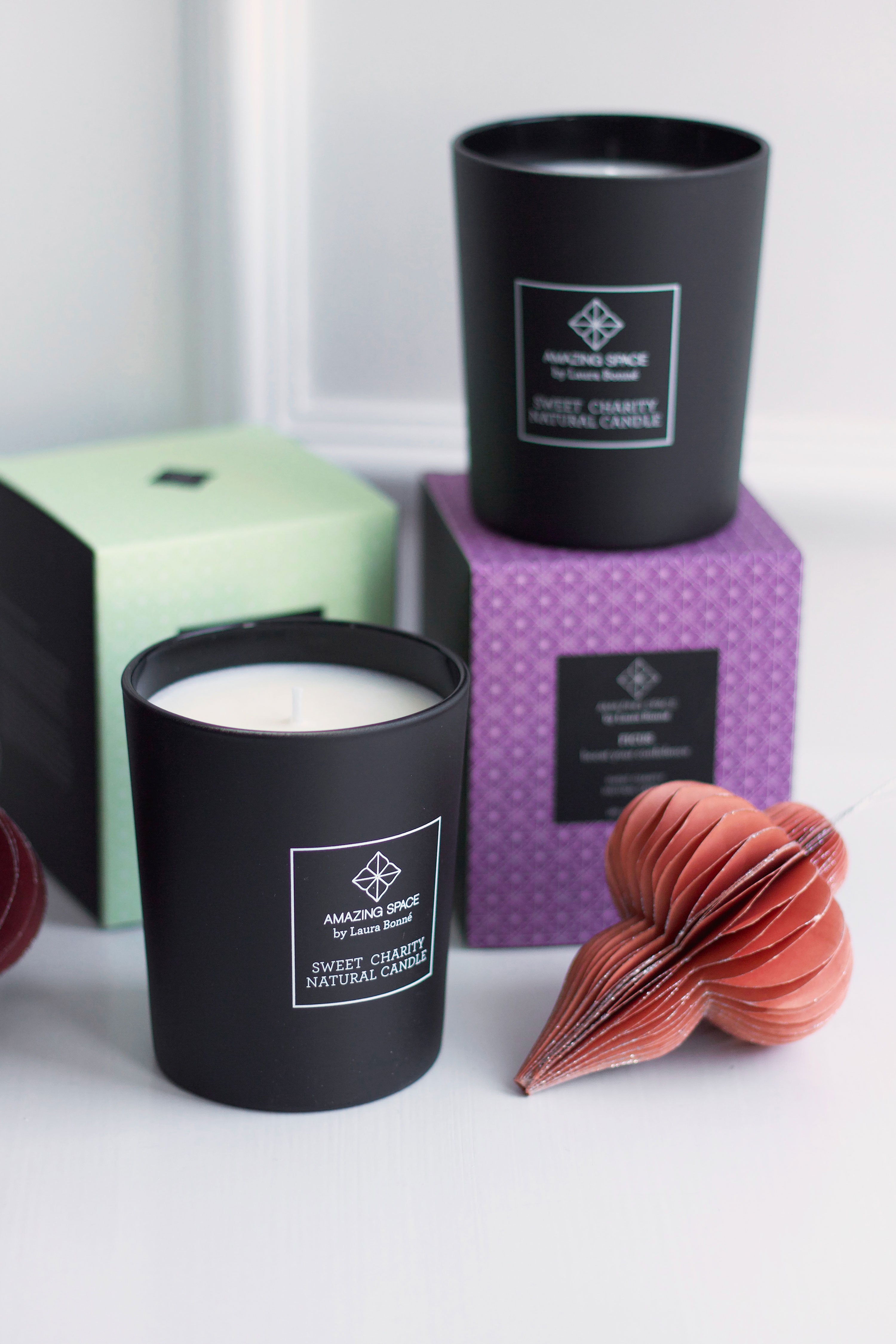 Amazing Space - White Tea Candle Focus Your Energy