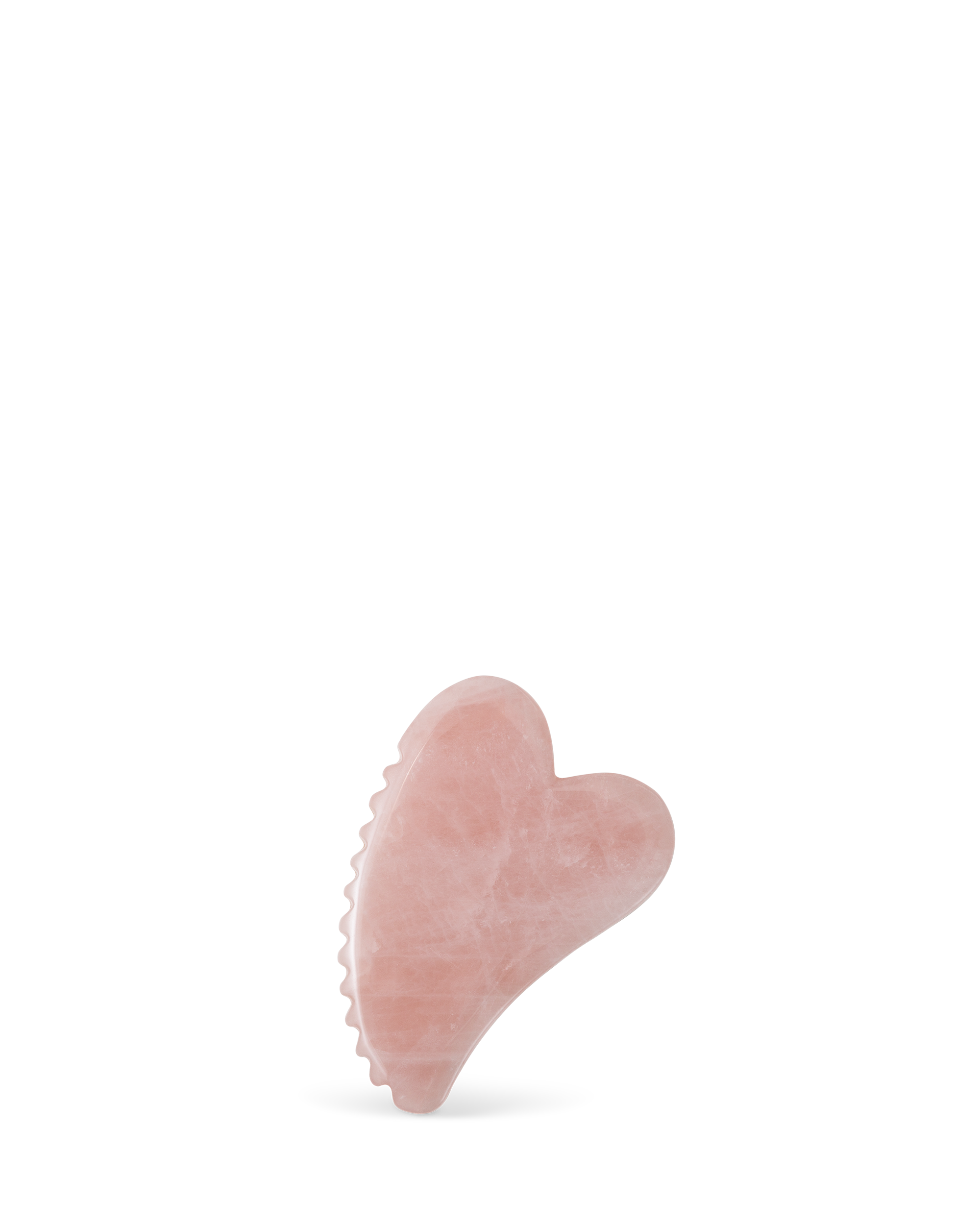 Amazing Space - Soft Heart Rose Quartz Facial Gua Sha